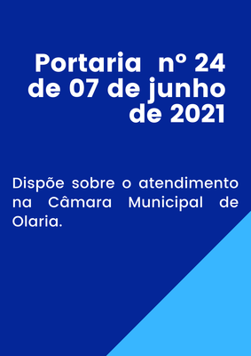 PORTARIA 24/2021