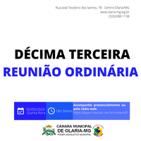 13ª Reunião Ordinária de 2024