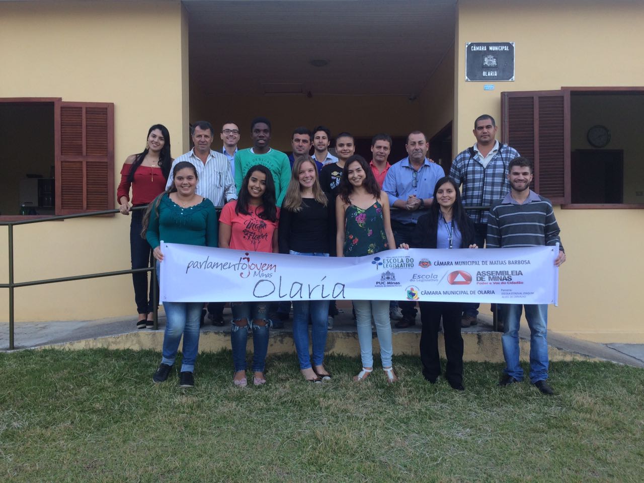 Comitiva de Vereadores de Chiador/MG visitam Parlamento Jovem em Olaria.