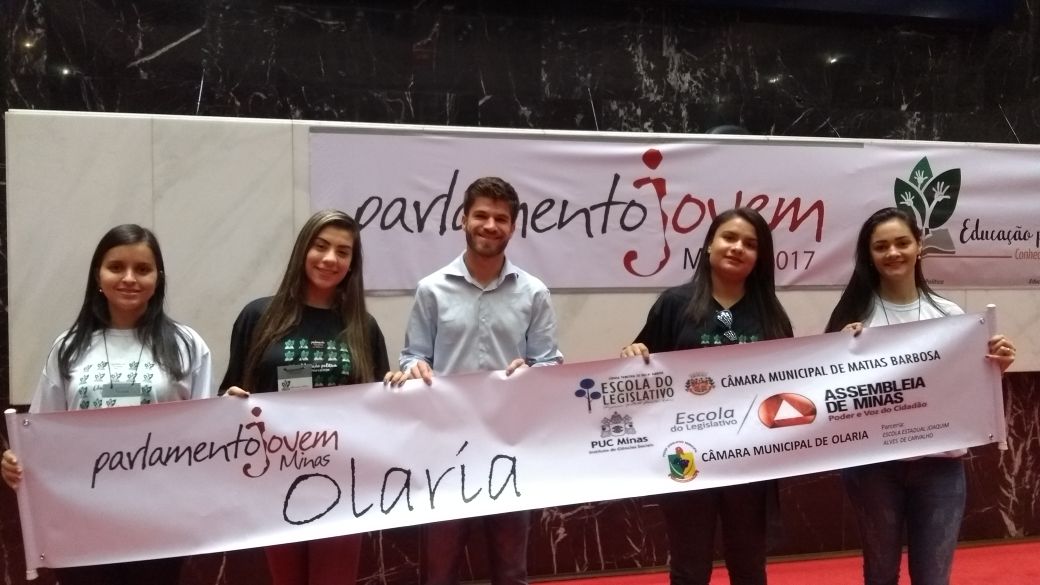 Jovens Olarienses participam da Etapa Estadual do Parlamento Jovem de Minas